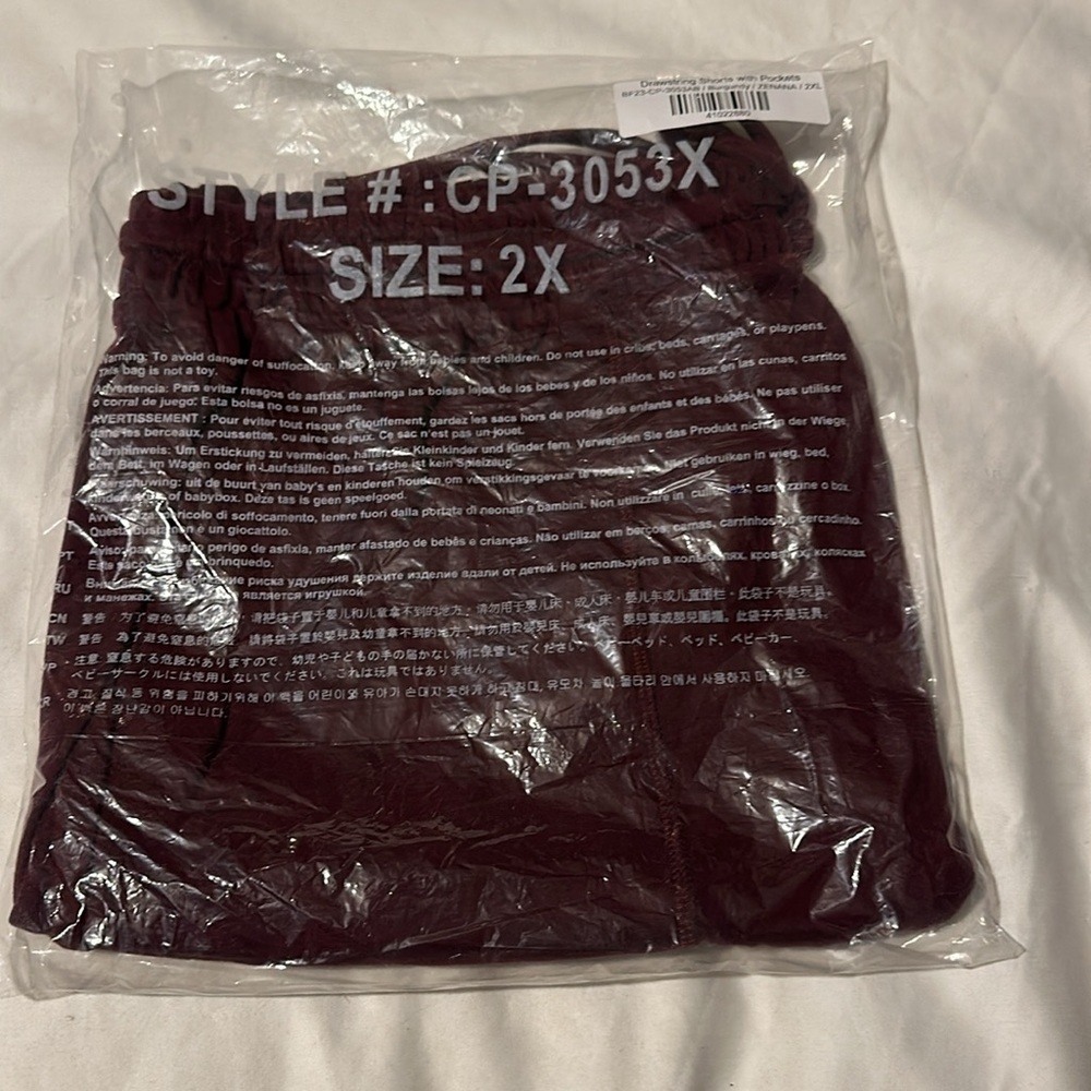Drawstring shorts 2XL. NWT - Picture 5 of 7
